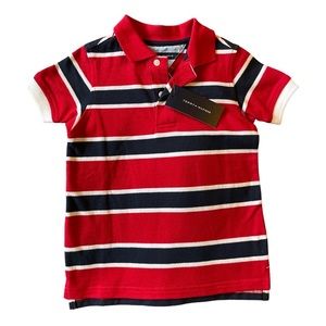 Tommy Hilfiger Stripped Polo NWT